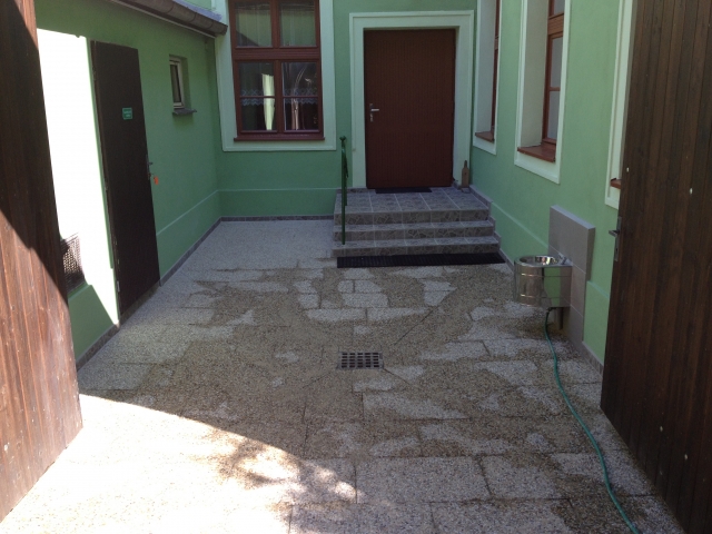 Schodiště včetně terasy Otakarova České Budějovice